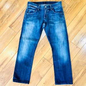Citizens of Humanity COH Jerome Dahan straight leg denim jeans blue stre…